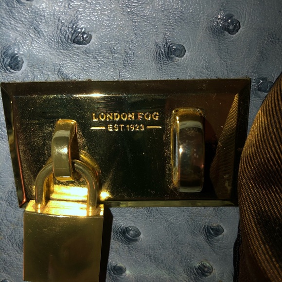Vintage LONDON FOG ostrich bag - Picture 3 of 5